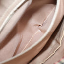 BURBERRY Nova Check Tote Bag Nylon Leather Beige Red Auth 52434-12