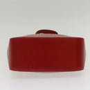 BURBERRY Nova Check Tote Bag Nylon Leather Beige Red Auth 52434-5