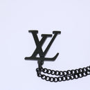 LOUIS VUITTON Adjustable Collier LV Upside Down Necklace Black M62683 Auth 52449-5
