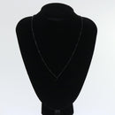 LOUIS VUITTON Adjustable Collier LV Upside Down Necklace Black M62683 Auth 52449-9