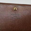 LOUIS VUITTON Monogram Porte Monnaie Billets Tresor Wallet M61730 LV Auth 52459-17