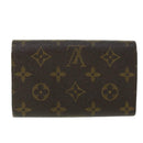 LOUIS VUITTON Monogram Porte Monnaie Billets Tresor Wallet M61730 LV Auth 52459-2