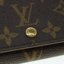 LOUIS VUITTON Monogram Porte Monnaie Billets Tresor Wallet M61730 LV Auth 52460-7
