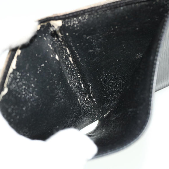 LOUIS VUITTON Epi Porte Tresor Etui Papie Wallet Black M63712 LV Auth 52473