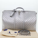 LOUIS VUITTON Damier Glitter Keepall Bandouliere 50 Bag N58041 LV Auth 52528SV-12