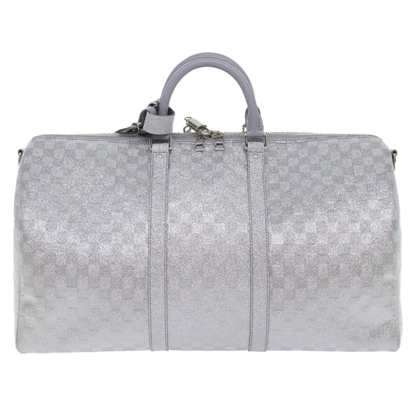 LOUIS VUITTON Damier Glitter Keepall Bandouliere 50 Bag N58041 LV Auth 52528SV