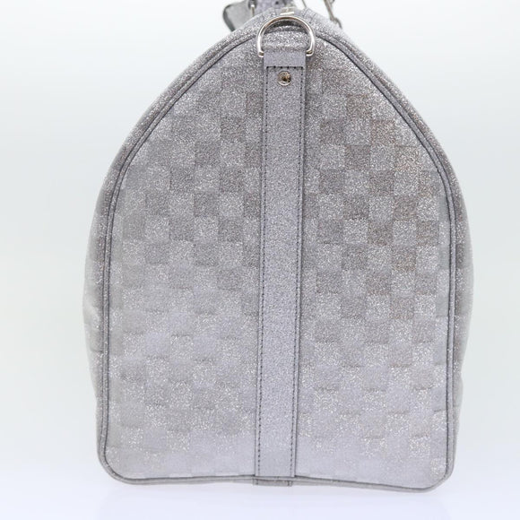LOUIS VUITTON Damier Glitter Keepall Bandouliere 50 Bag N58041 LV Auth 52528SV