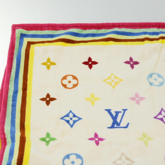 LOUIS VUITTON Monogram Multicolor Towel EDITION LIMITED 174 Cotton Auth 52532S