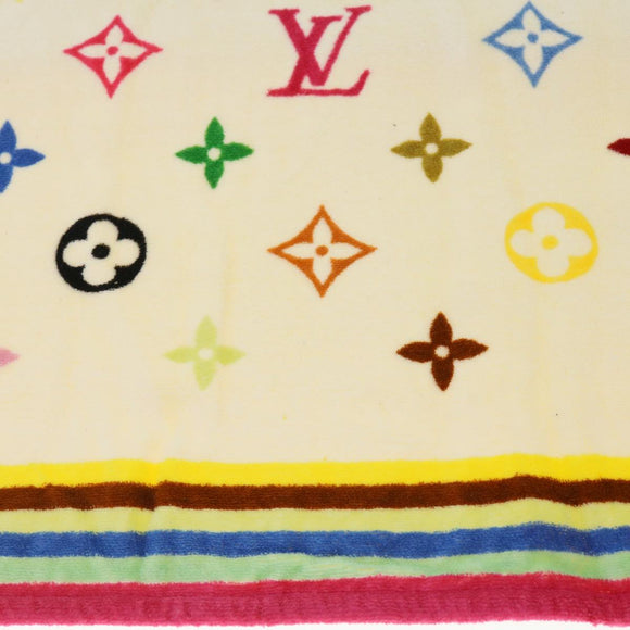 LOUIS VUITTON Monogram Multicolor Towel EDITION LIMITED 174 Cotton Auth 52532S