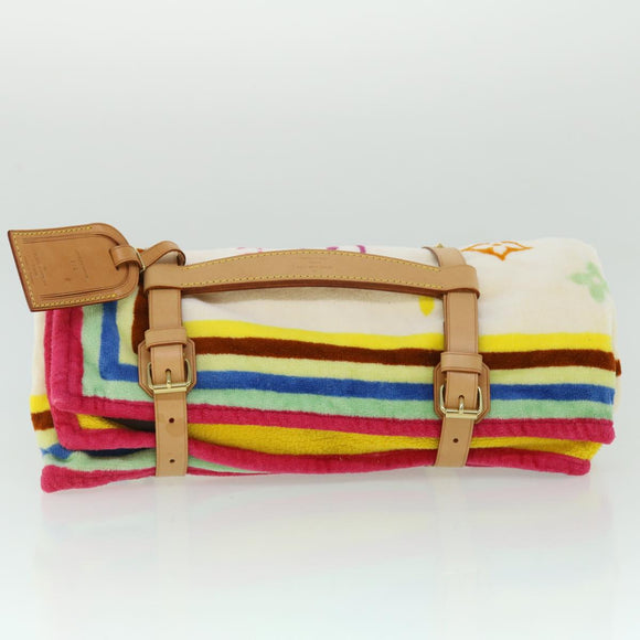 LOUIS VUITTON Monogram Multicolor Towel EDITION LIMITED 174 Cotton Auth 52532S
