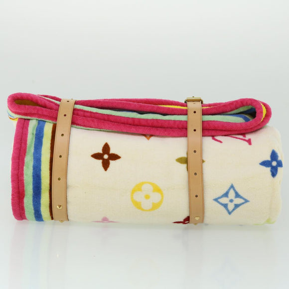 LOUIS VUITTON Monogram Multicolor Towel EDITION LIMITED 174 Cotton Auth 52532S