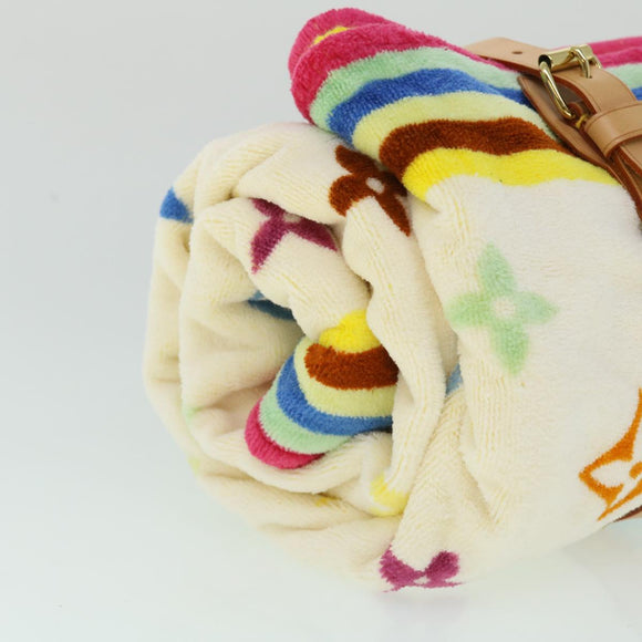 LOUIS VUITTON Monogram Multicolor Towel EDITION LIMITED 174 Cotton Auth 52532S