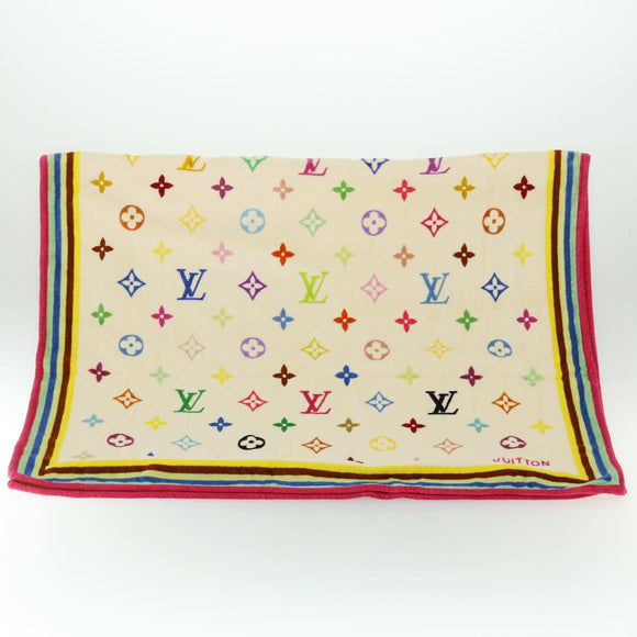 LOUIS VUITTON Monogram Multicolor Towel EDITION LIMITED 174 Cotton Auth 52532S