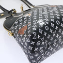 LOUIS VUITTON Catgram Alma Souple Hand Bag 2way Black M44403 LV Auth 52542SM-15