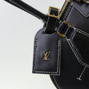 LOUIS VUITTON Catgram Alma Souple Hand Bag 2way Black M44403 LV Auth 52542S-20