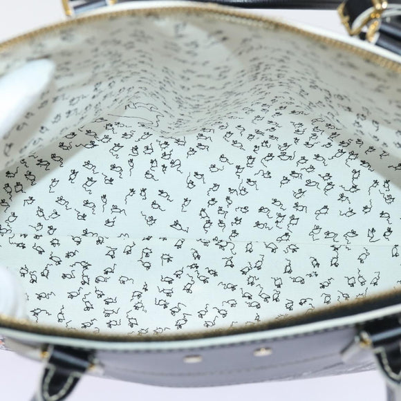 LOUIS VUITTON Catgram Alma Souple Hand Bag 2way Black M44403 LV Auth 52542S