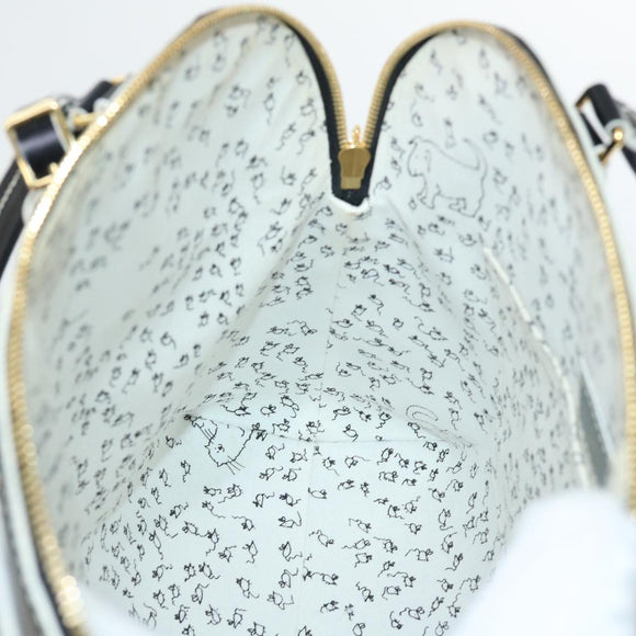 LOUIS VUITTON Catgram Alma Souple Hand Bag 2way Black M44403 LV Auth 52542S