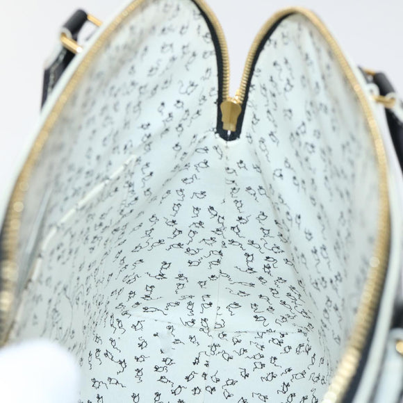 LOUIS VUITTON Catgram Alma Souple Hand Bag 2way Black M44403 LV Auth 52542S