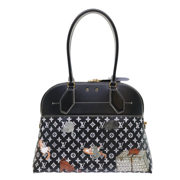 LOUIS VUITTON Catgram Alma Souple Hand Bag 2way Black M44403 LV Auth 52542S - 0