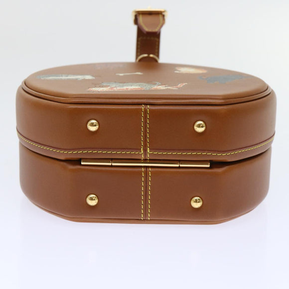 LOUIS VUITTON Catgram Petite Boite Chapeau Shoulder Bag Brown M52972 Auth 52543SM