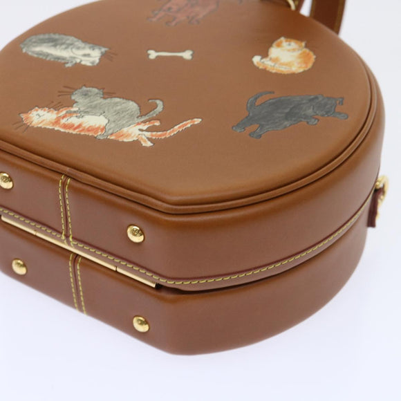 LOUIS VUITTON Catgram Petite Boite Chapeau Shoulder Bag Brown M52972 Auth 52543SM