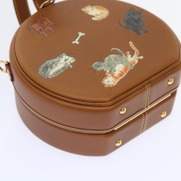 LOUIS VUITTON Catgram Petite Boite Chapeau Shoulder Bag Brown M52972 Auth 52543SM