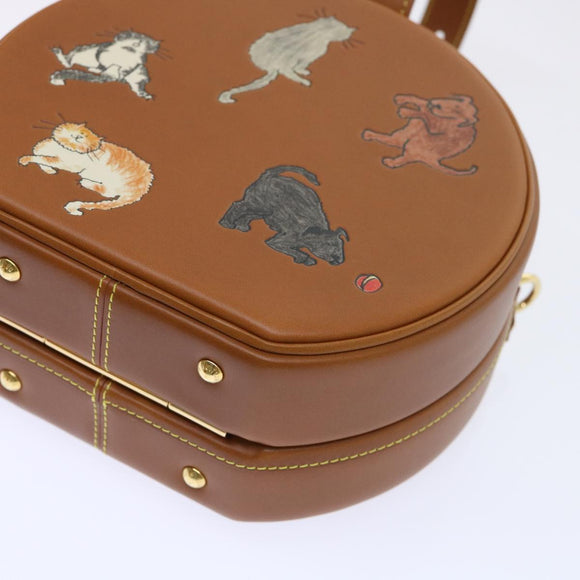 LOUIS VUITTON Catgram Petite Boite Chapeau Shoulder Bag Brown M52972 Auth 52543SM