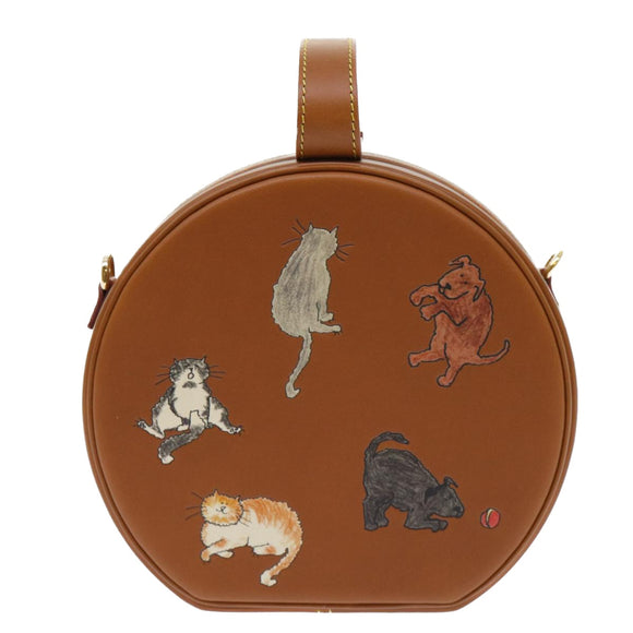 LOUIS VUITTON Catgram Petite Boite Chapeau Shoulder Bag Brown M52972 Auth 52543SM