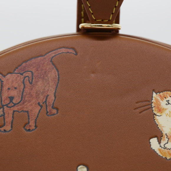 LOUIS VUITTON Catgram Petite Boite Chapeau Shoulder Bag Brown M52972 Auth 52543SM