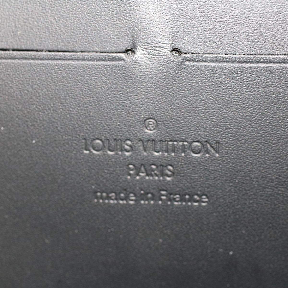 LOUIS VUITTON Monogram Vernis Nicolas Ghesquière Zippy Wallet M50370 Auth 52557