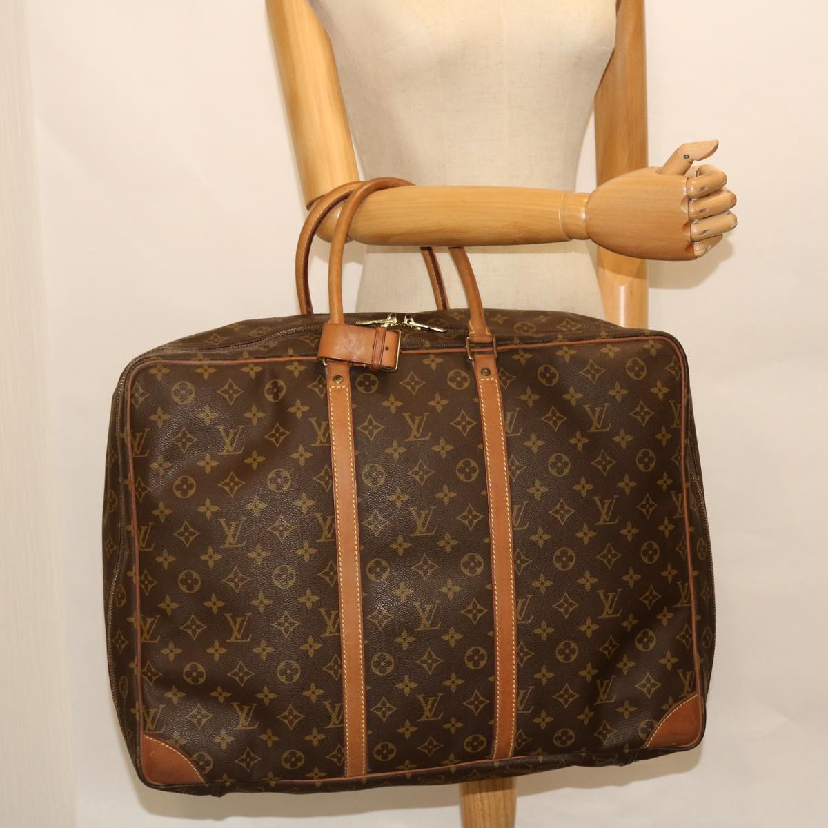 LOUIS VUITTON Monogram Sirius 50 Boston Bag M41406 LV Auth 52598