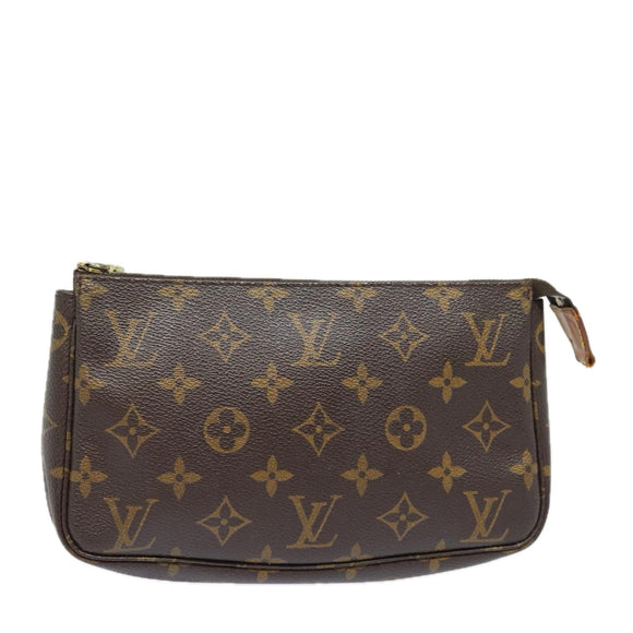 LOUIS VUITTON Monogram Pochette Accessoires Pouch M51980 LV Auth 52602