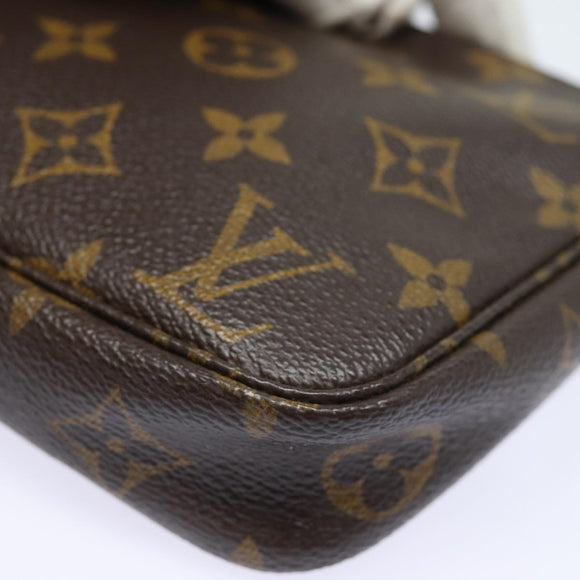LOUIS VUITTON Monogram Pochette Accessoires Pouch M51980 LV Auth 52602