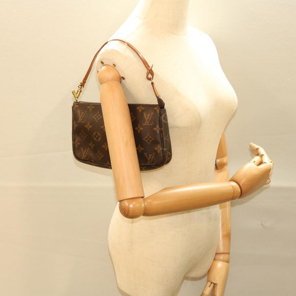 LOUIS VUITTON Monogram Pochette Accessoires Pouch M51980 LV Auth 52602
