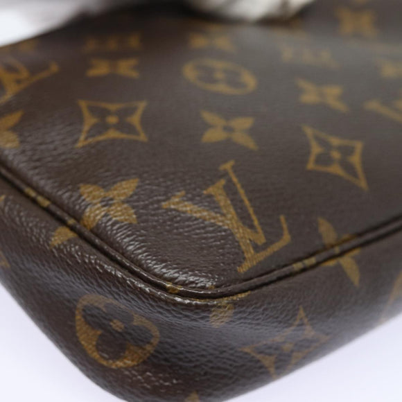 LOUIS VUITTON Monogram Pochette Accessoires Pouch M51980 LV Auth 52602
