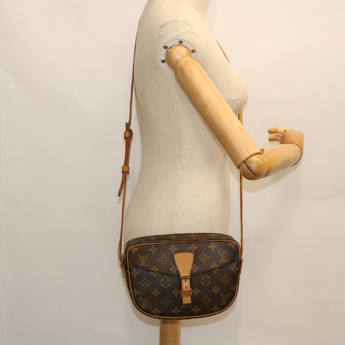 LOUIS VUITTON Monogram Jeune Fille PM Shoulder Bag M51227 LV Auth 52643