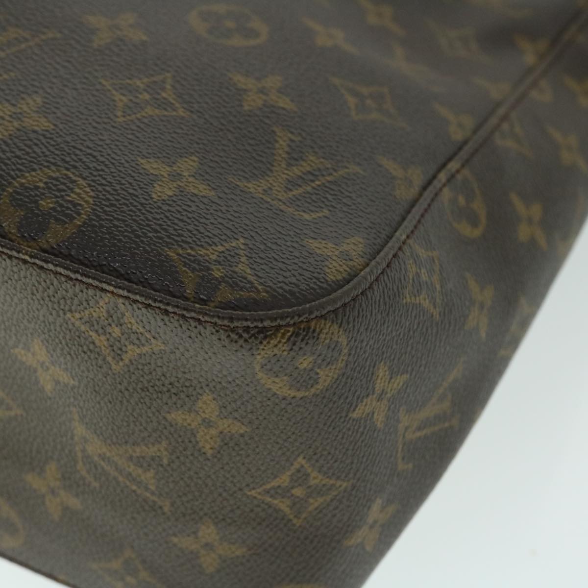 LOUIS VUITTON Monogram Looping GM Shoulder Bag M51145 LV Auth 52661