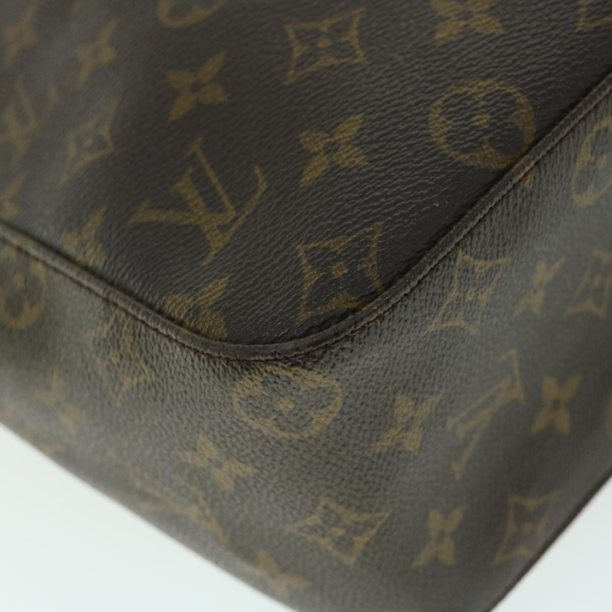 LOUIS VUITTON Monogram Looping GM Shoulder Bag M51145 LV Auth 52661