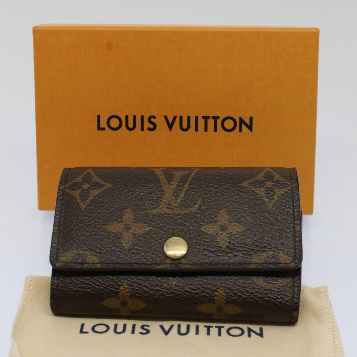 LOUIS VUITTON Monogram Multi Cles 6 Key Case M62630 LV Auth 52831