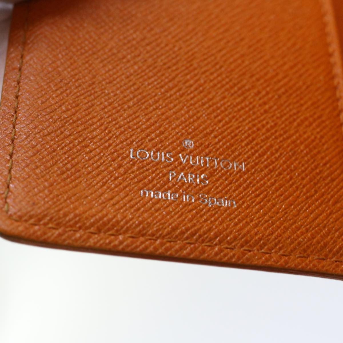 LOUIS VUITTON Epi Agenda PM Day Planner Cover Orange Mandarin R2005H Auth 52886