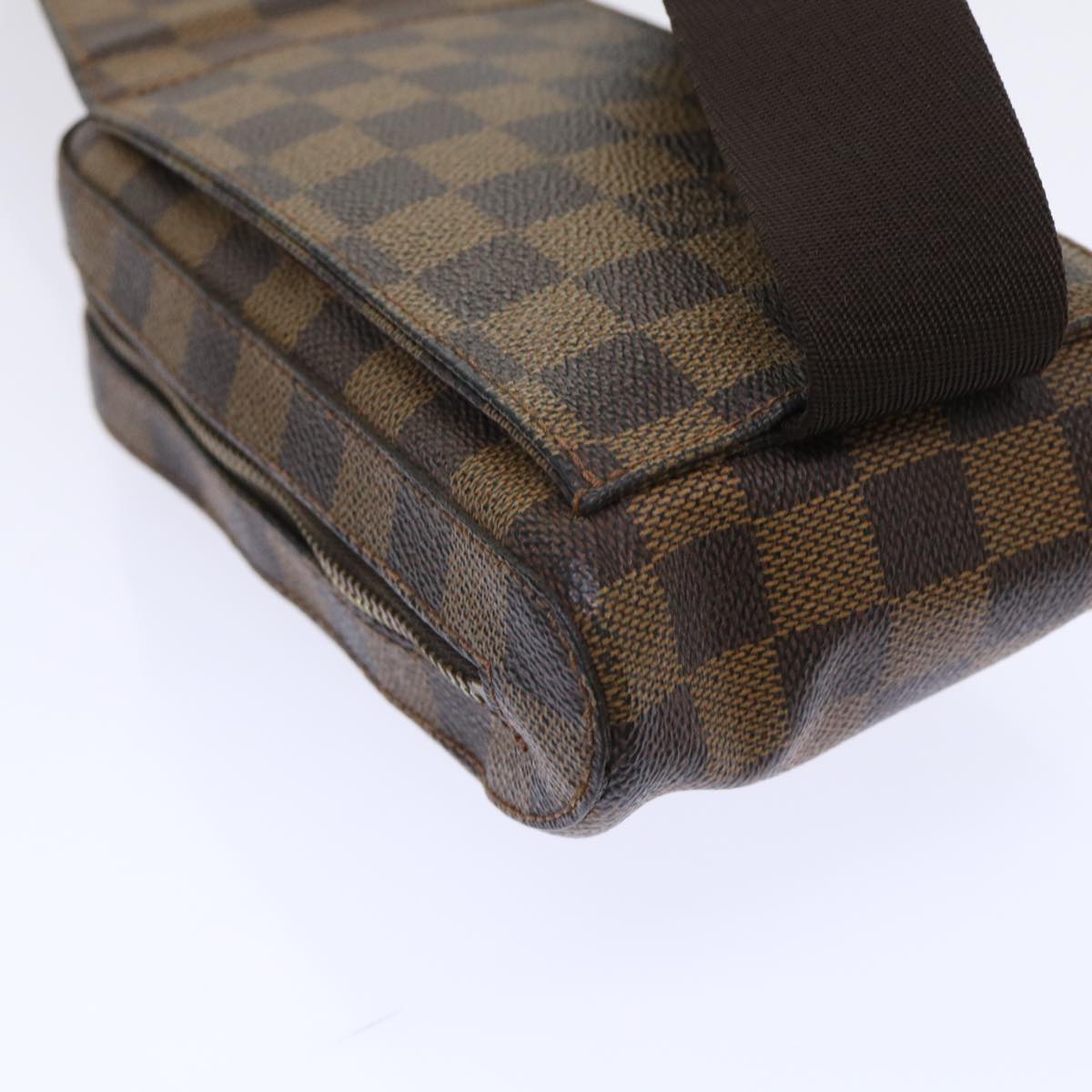 LOUIS VUITTON Damier Ebene Geronimos Shoulder Bag N51994 LV Auth 52929