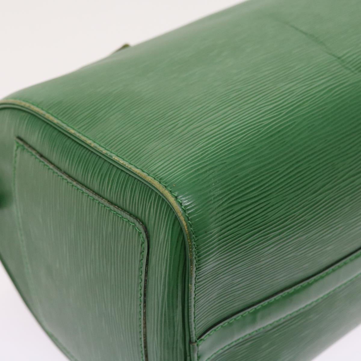 LOUIS VUITTON Epi Speedy 35 Hand Bag Borneo Green M42994 LV Auth 52931