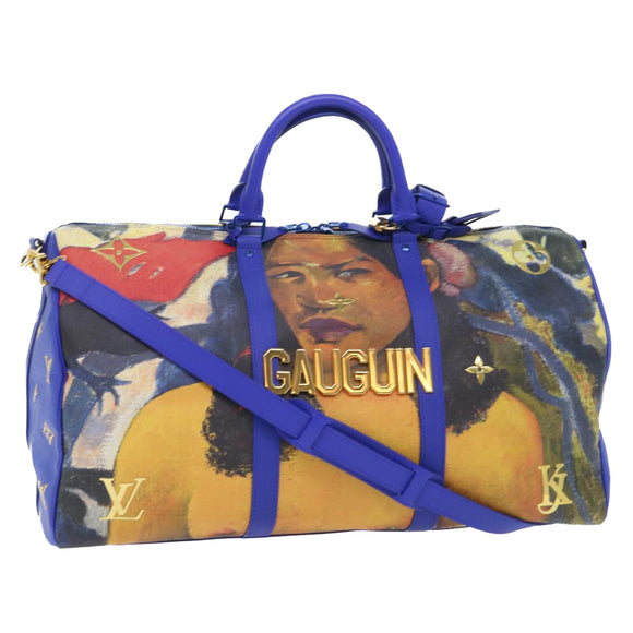 LOUIS VUITTON Masters Collection Keepall Bandouliere 50 Bag Gauguin Auth 52948SM