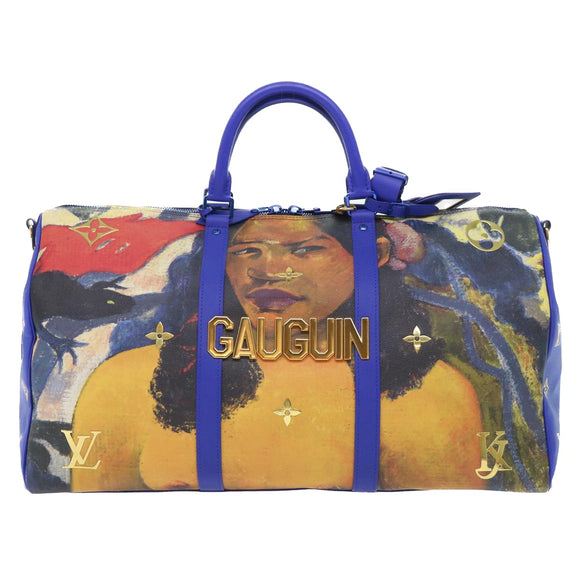 LOUIS VUITTON Masters Collection Keepall Bandouliere 50 Bag Gauguin Auth 52948S
