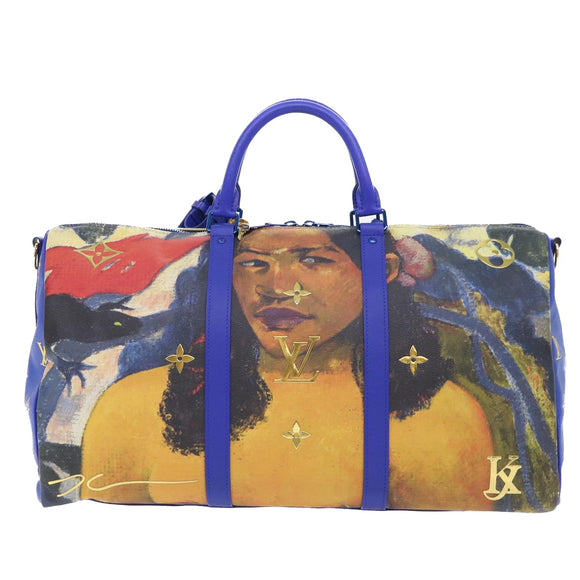 LOUIS VUITTON Masters Collection Keepall Bandouliere 50 Bag Gauguin Auth 52948SM