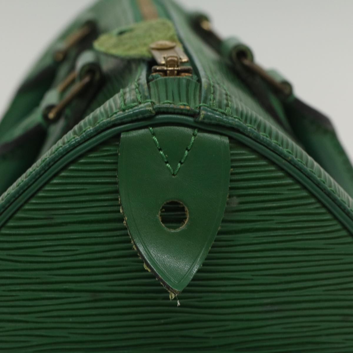 LOUIS VUITTON Epi Speedy 25 Hand Bag Borneo Green M43014 LV Auth 52986