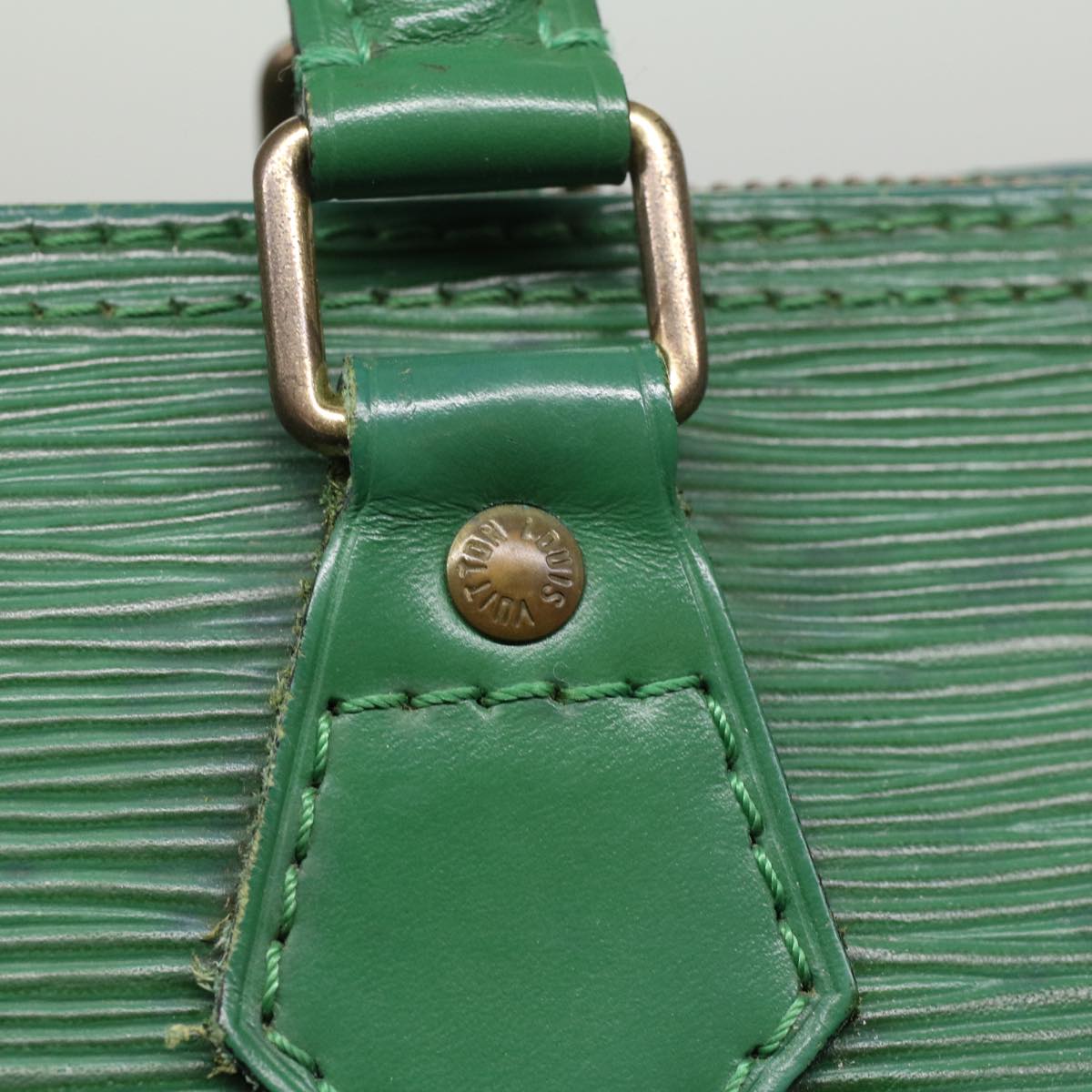 LOUIS VUITTON Epi Speedy 25 Hand Bag Borneo Green M43014 LV Auth 52986