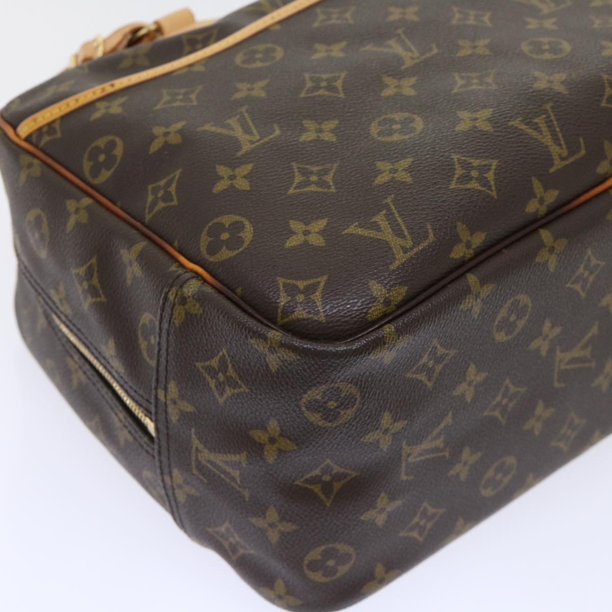 LOUIS VUITTON Monogram Deauville Hand Bag M47270 LV Auth 52988