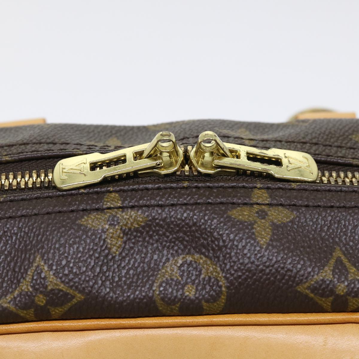 LOUIS VUITTON Monogram Deauville Hand Bag M47270 LV Auth 52988