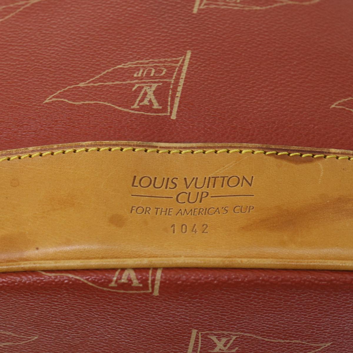 LOUIS VUITTON LV CUP Saint Tropez Shoulder Bag Red M80026 LV Auth 53000